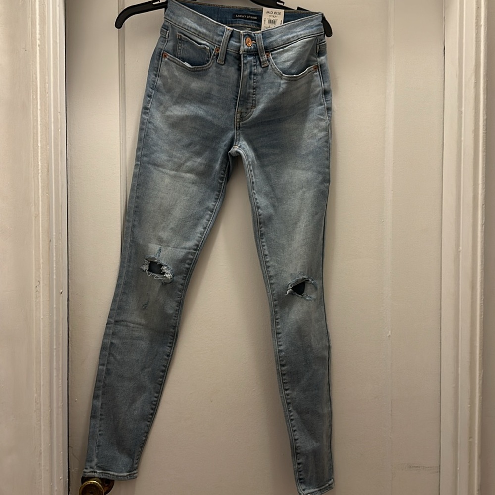 Lucky Brand Los Angeles Mid Rise Skinny AVA Jeans